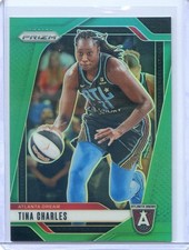 2024 Panini Prizm WNBA TINA CHARLES #36 GREEN PRIZM DREAM