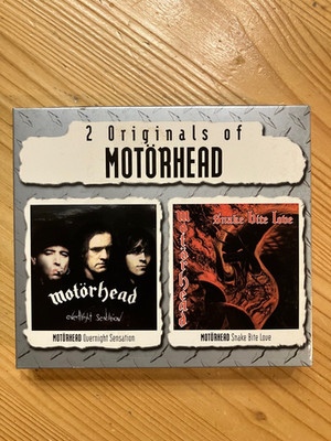 Motörhead 2 Originals Of Motörhead Overnight Sensation + Snake Bite Love Germany