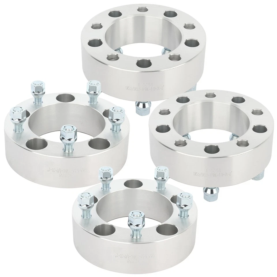 4Pcs 2 inch or 51 mm 5x139.7mm Wheel Spacers 1/2"x20 For Ford Bronco 1966-1996 Foto 3 de 4