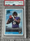 2018 Panini Donruss Optic Rated Rookie Lamar Jackson #167 PSA 10 GEM MT RC