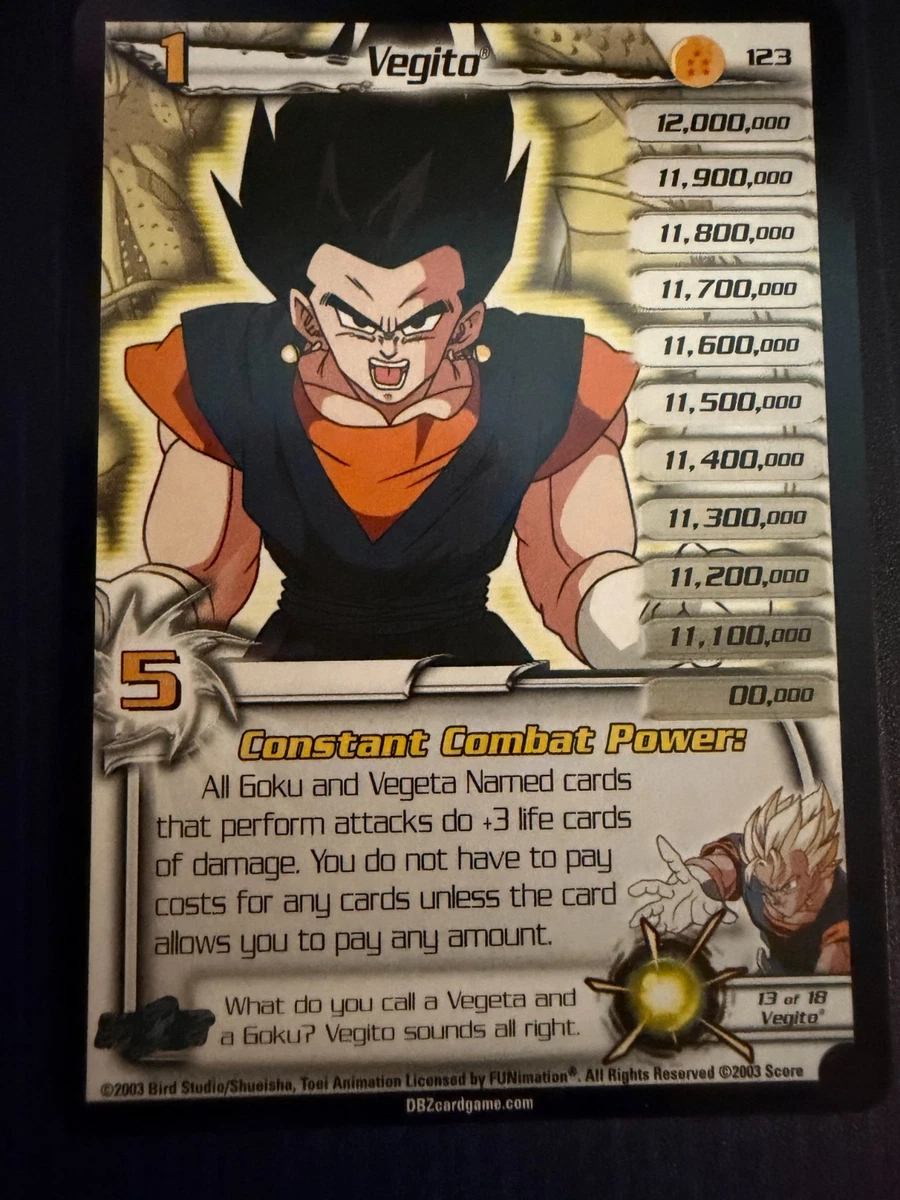 Dragon Ball Z TCG Near Mint or Better Rare Individual Collectible