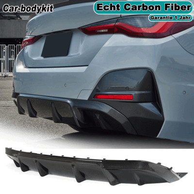 FOR BMW I4 G26 M50 M SPORT 21UP CARBON REAR DIFFUSER DIFFUSER REAR BUMPER SPOILER