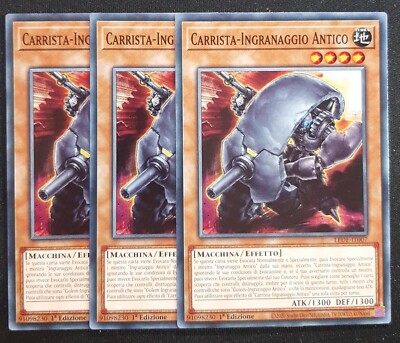 Spielset 3X: ANTIKER ZAHNRADWAGEN auf Italienisch LEDE-IT007 Gemeinde YUGIOH