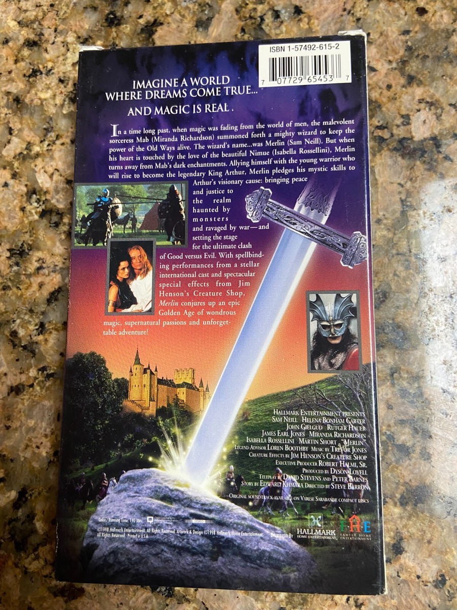 Vintage MERLIN Sam Neil Martin Short VHS Cassette Tape NICE | eBay