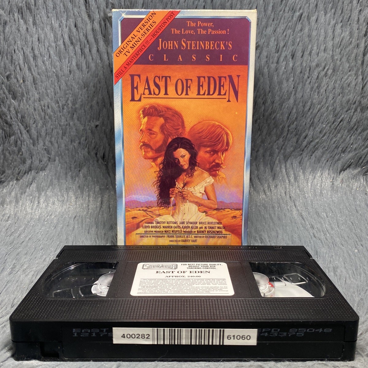 John Steinbeck's East of Eden VHS 1981 Tape TV Mini-Series Jane