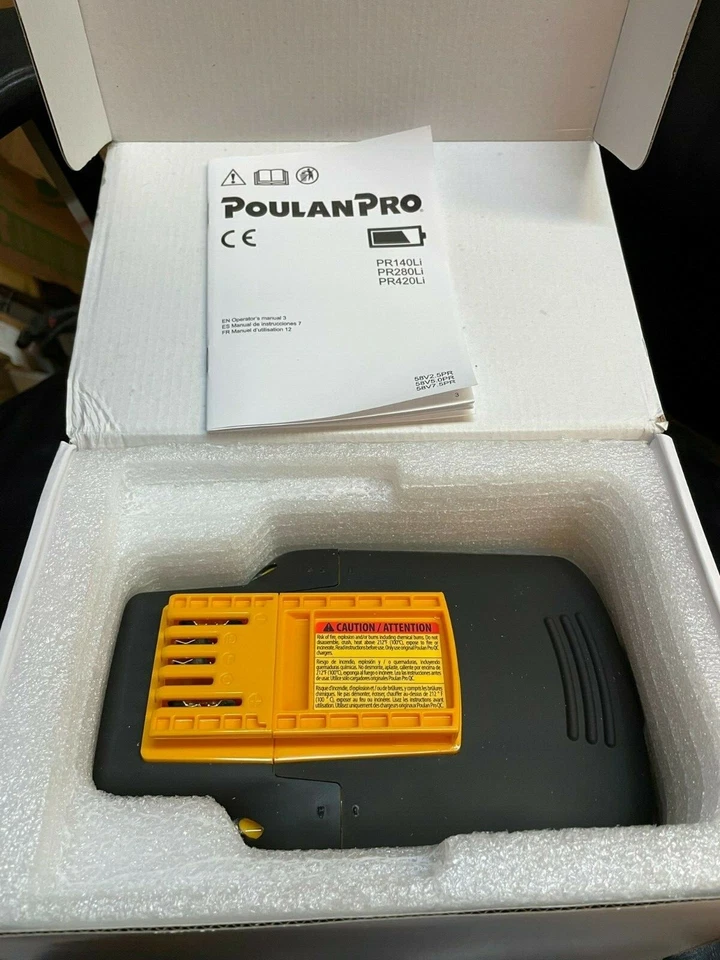 BATERÍA DE IONES DE LITIO POULAN PRO PR140LI 58 VOLTIOS 590923804 CON CARGADOR 590915101 Foto 2 de 4