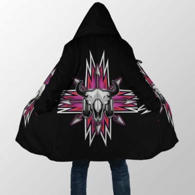 Pray To The Gods Native American 3D All Over Printed Hooded Cloak Coat