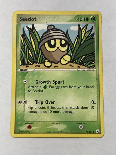 Pokemon card - Seedot #71 /101 Hidden Legends common (2004) - Picture 3 of 11