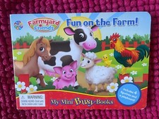 FARMYARD FRIENDS. FUN ON THE FARM MY MINI BUSY BOOKS. PHIDAL. BOARDED 2021