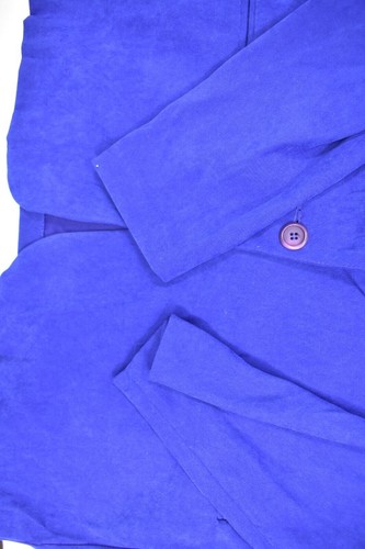 Briggs Petite Women Long Sleeve Single Button Suede Blazer Jacket Size 12 Petite - Picture 7 of 8