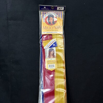 Milky Way 100% Human Hair European Weave 18  Color A7 Shake-N-Go
