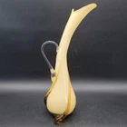 Vintage Cristalleria Fratelli Betti Empoli Glass Ewer Pitcher Vase Cased Murano
