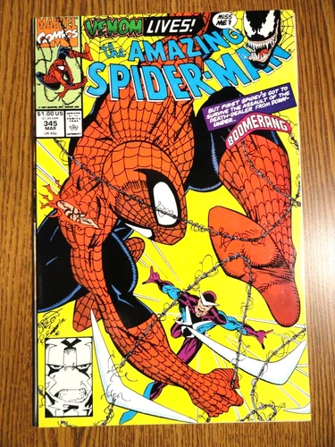 Amazing Spider-man #345 Venom Key VF 2nd Cletus Kasady Carnage 1st Print Marvel