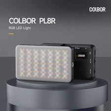Colbor Pl8R II Mini Camera Light RGB Full Color Photography Light 2500K-9000K
