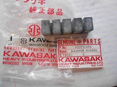 NOS Kawasaki Cylinder Rubber Damper 1972 & 1974-1975 F9 92075-093