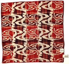 Genuine Vivienne Westwood Handkerchief - Tartan Orb Reversible 39.5x39.5cm B