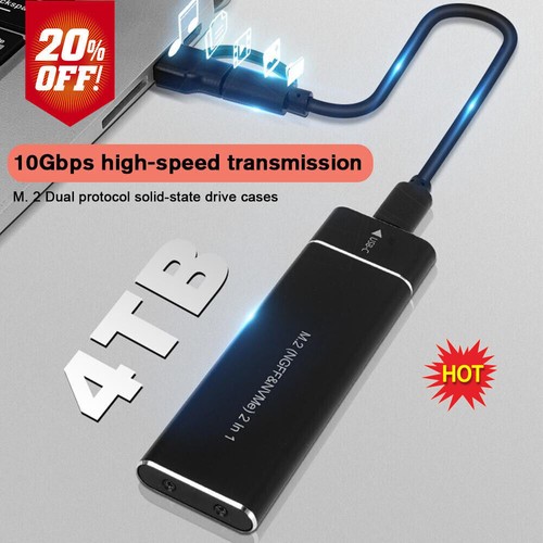 New ORICO M.2 NVMe SATA USB C 3.2 Adapter External Enclosure Case For M/M+B - Picture 21 of 27