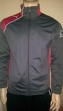 Puma United Poly Grey Men's Track Jacket Size S