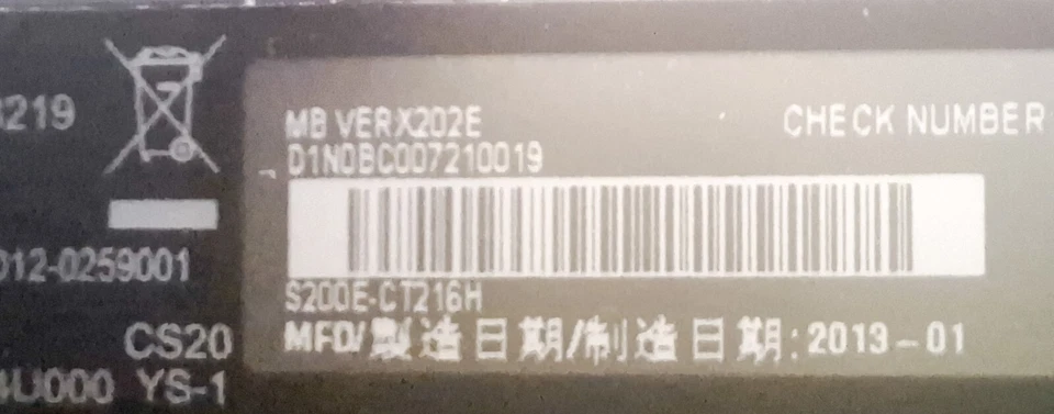 ASUS S200E 11.6" TouchScreen Laptop Core i3 3217U @ 1.80GHz 4GB DDR3 500GB SSD - Image 4 of 4