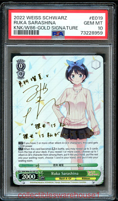 Weiss Schwarz Rent A Girlfriend Ruka Sarashina SP E019 PSA 10 | eBay
