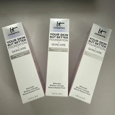 IT Cosmetics Your Skin But Better Foundation + Skincare - Tan Cool 40