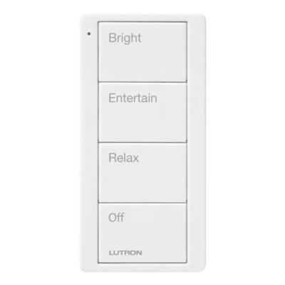Lutron Pico Wireless Control - 4-Button ANYTHING  Scene - White - PJ2-4B-GWH-P03
