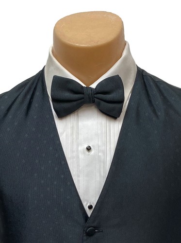 Men's Lauren Ralph Lauren Black Tuxedo Vest with Choice of Tie - Picture 6 of 8