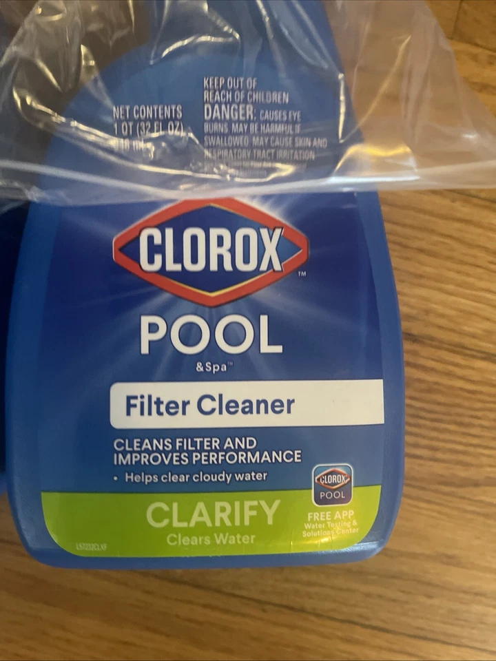 Clorox Pool Filter Cleaner Bottles Lot Of 3 - Image 2 of 4
