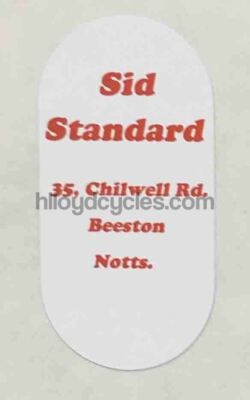 Sid Standard Aufkleber