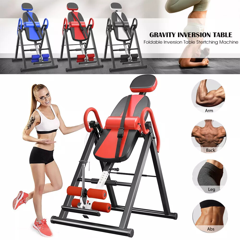 NEU Inversionsbank Rückentrainer Rückenstrecker Klappbar Schwerkrafttrainer DE