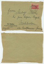 92377 - Mi.Nr. 86 - Briefvorderseite - Eisleben 21.1.1946 nach Mahlerten