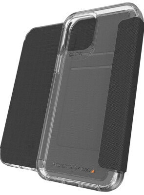 GEAR4 WEMBLEY IPHONE 12 & 12 PRO FLIP FOLIO HÜLLE COVER D30 SCHÜTZEN SCHWARZ