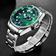 Fashion Diver Watch Men Waterproof Date Sport Watches Mens Quartz Wristwatch New