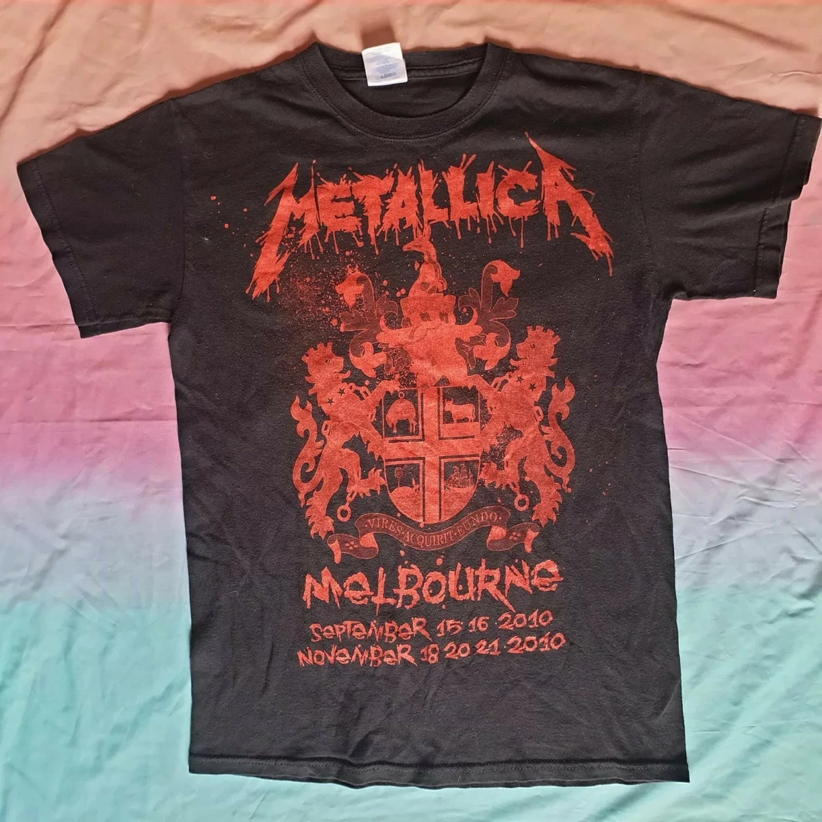Metallica t shirt clearance melbourne
