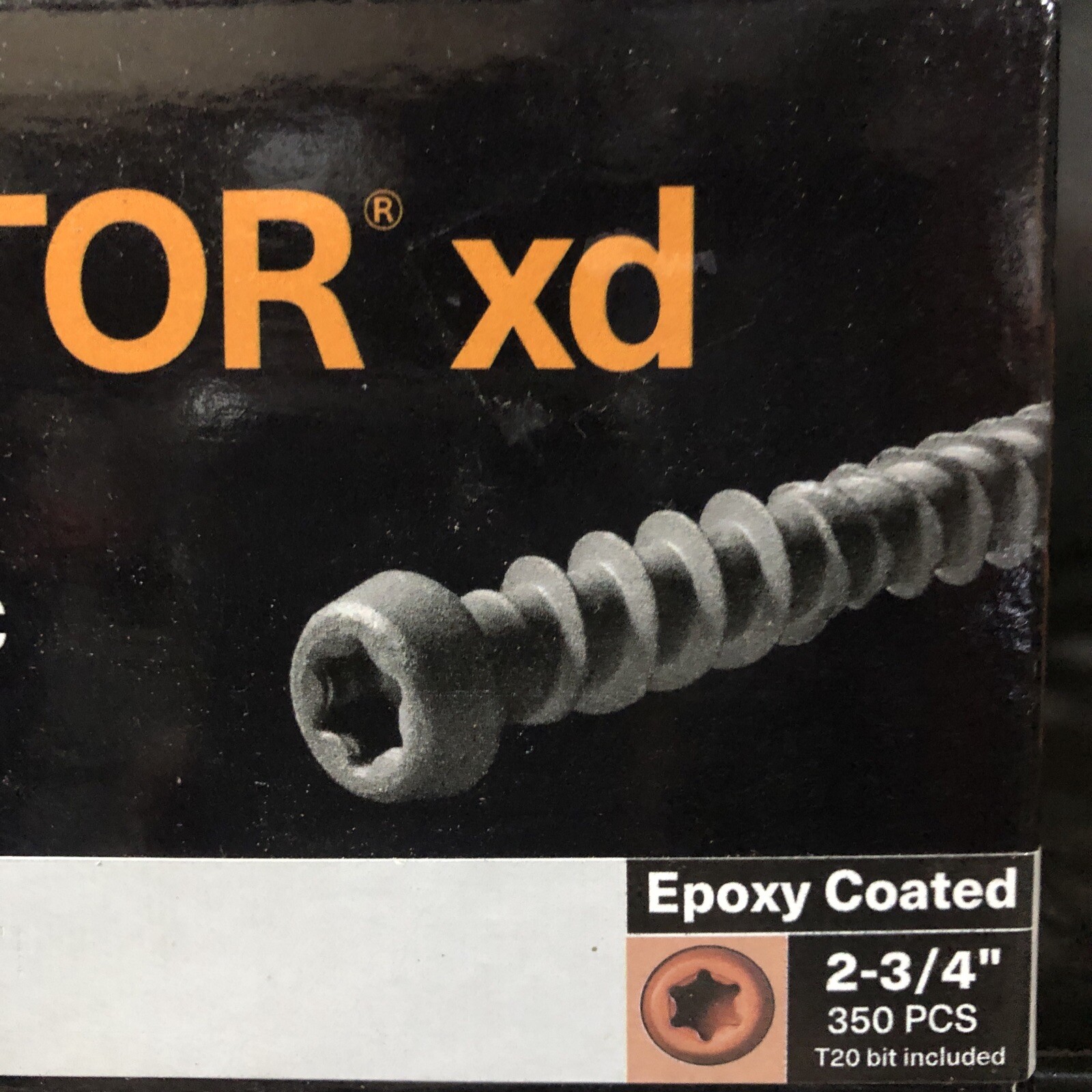 STARBORN CAPTOR xd composite deck screws 23/4" TIKI TORCH epoxy