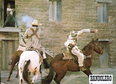 BANDOLERO :1  AUSHANGFOTO(23x29cm) JAMES STEWART  DEAN MARTIN RAQUEL WELCH -2-