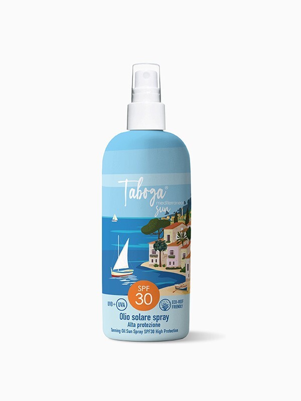 Taboca Mediterranean Sun Olio Solare Spray SPF 30 Viso e Corpo summer oil high