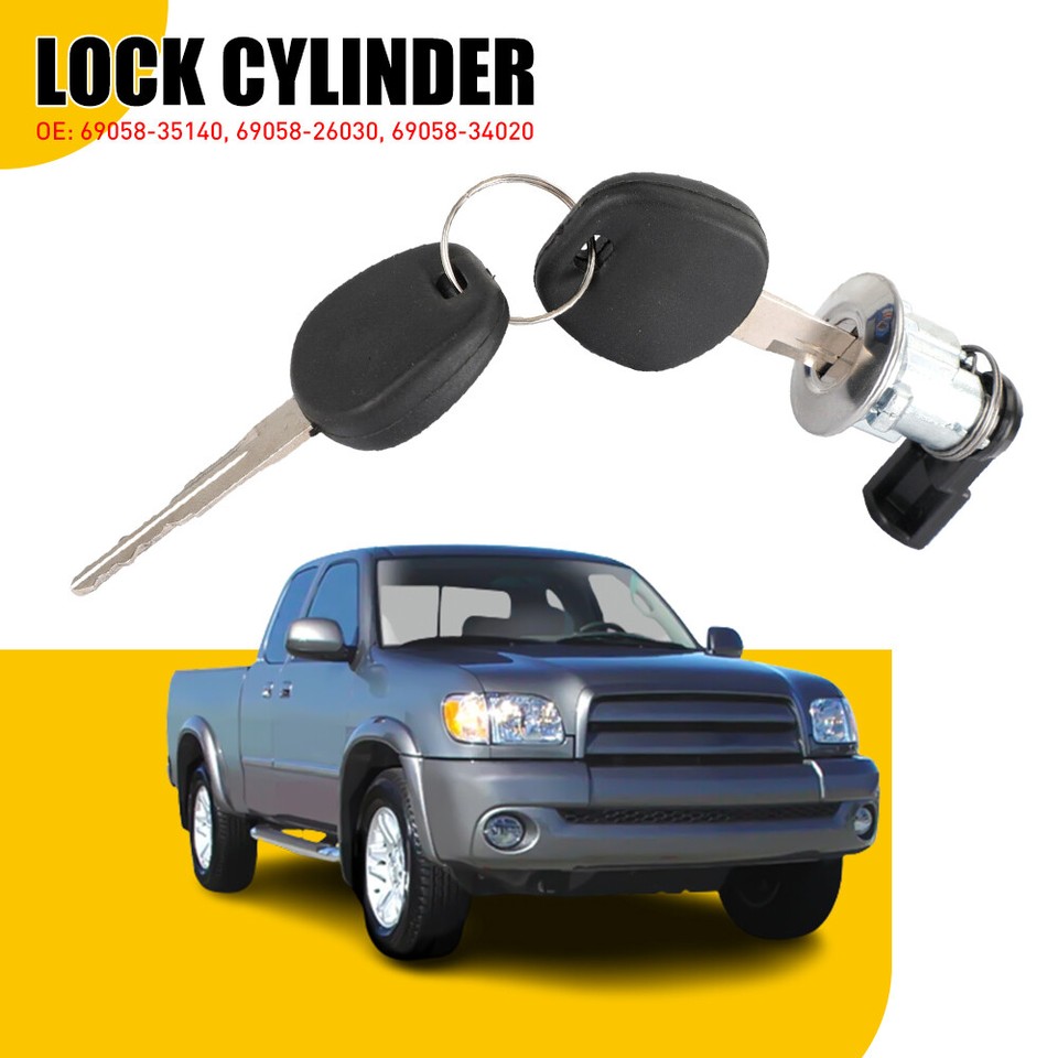Fuel Door Lock Cylinder & Keys fit Toyota 19952004 20002003