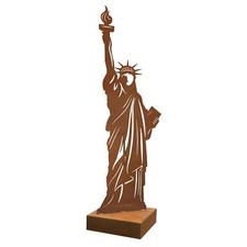 Statua della Libertà Metallo - Punto di riferimento Lady Liberty Edelrost Altezza 200 cm