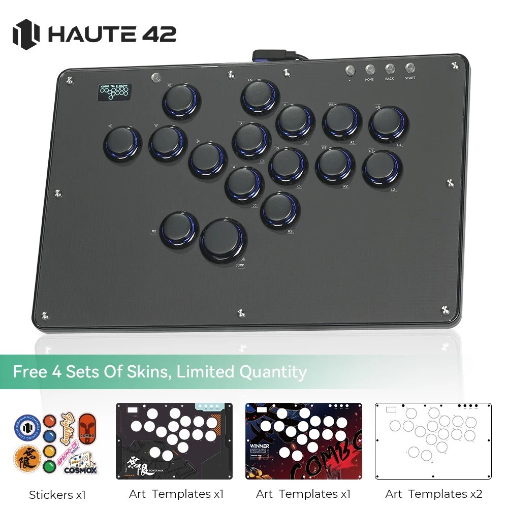 FightStick Joystick Arcade Hitbox Button Rim Leverless