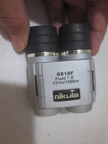 NIKULA 6x18F POCKET BINOCULARS FIELD 7.5 131m/1000m - Picture 4 of 8
