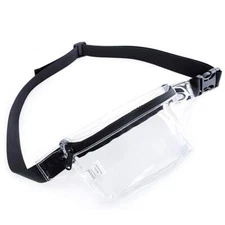 Small Clear Fanny Pack Stadium Approved for WomenClear Belt Bag for Waterproo...