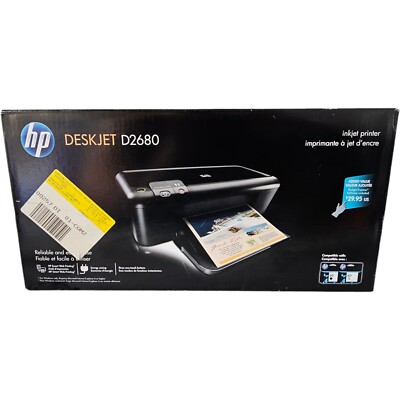 Printer HP DeskJet D2680 Standard Inkjet NEW UNOPENED IN SEALED BOX