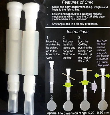 Ghost Catch N`release Self Release Trolling Paravan Bleihalter Schleppblei Blei