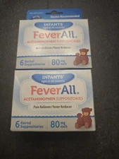 Feverall Infants' Acetaminophen Rectal Suppositories Pain Reliever/Fever Reducer
