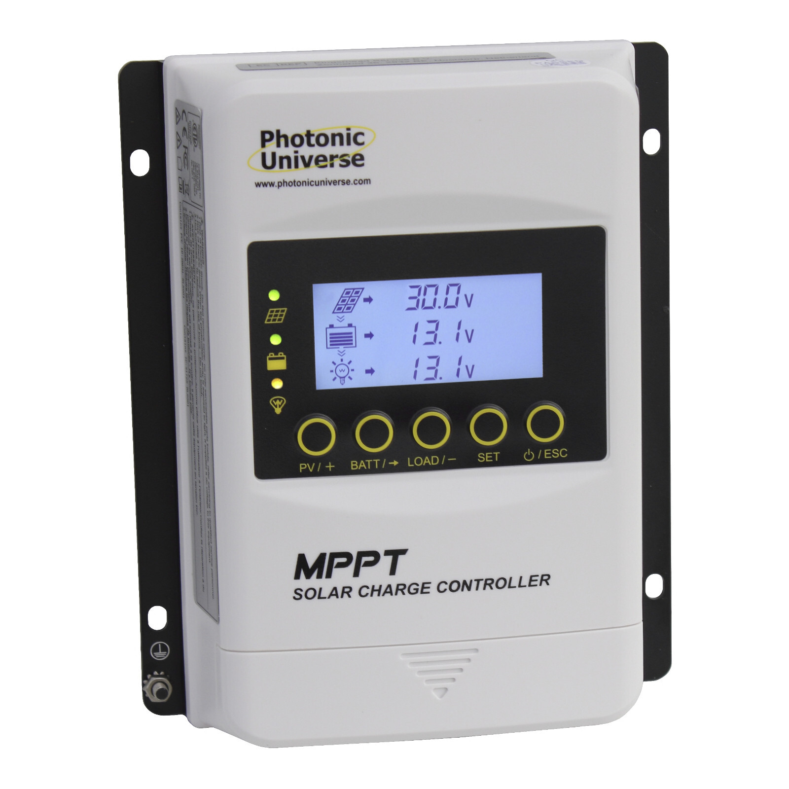 10A 12V/24V MPPT Solar Charge Controller with Built-in Bluetooth and LCD screen