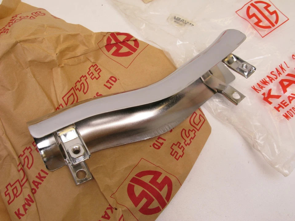 1978 - 1980 Kawasaki KZ650 LTD SR правый глушитель выхлопная крышка 14025-1030 новый из старых запасов - Изображение 3 из 4