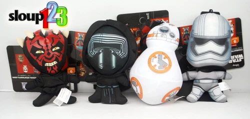 *STAR WARS - CHARACTER BAG CLIP - DARTH MAUL, KYLO REN, BB-8 & CAPTAIN PHASMA*