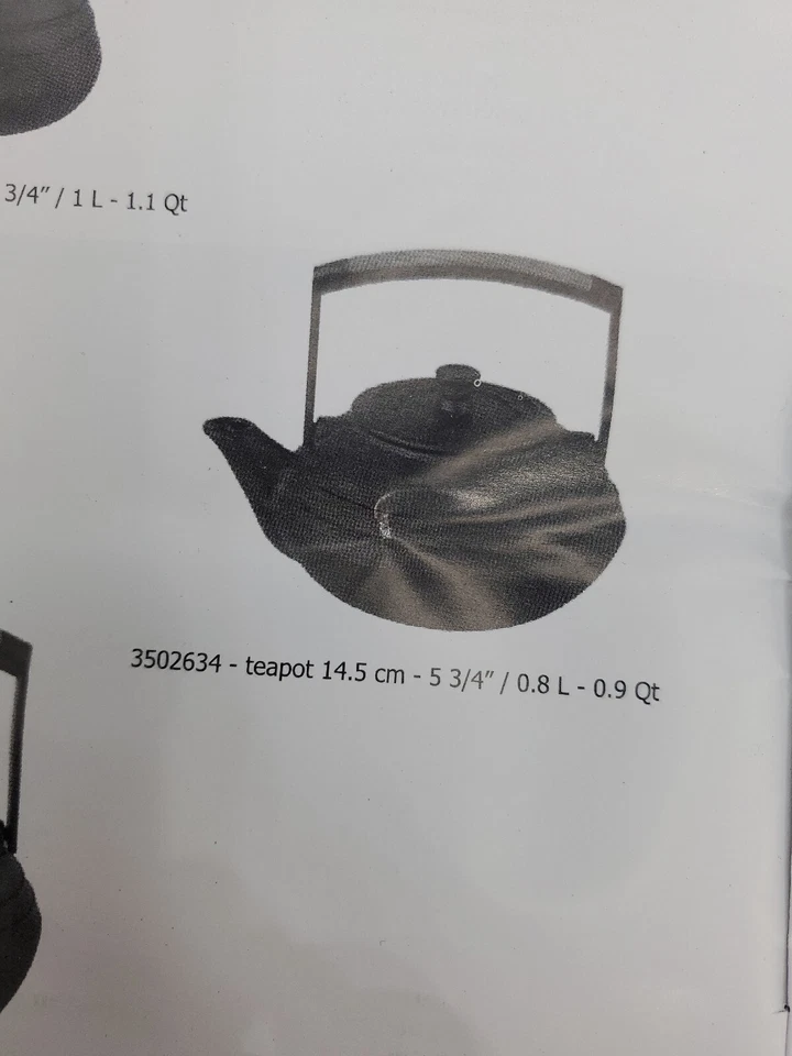 Tetera de hierro fundido BergHOFF NEO nueva en caja Foto 3 de 4