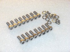 BSA M20 M21 B31 B32 C10 C11 Primary Chaincase 16 Stainless Steel UNF Allen Bolts